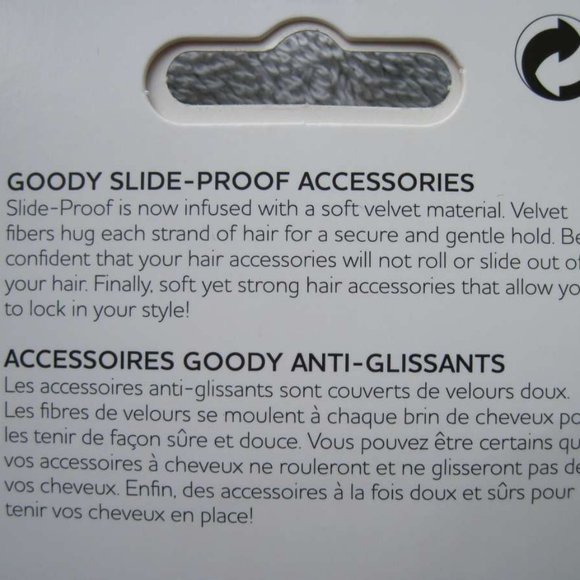Goody Velvet Secure Elastic Hair Band Ponytailers - Picture 8 of 8